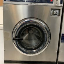 Refurbished Dexter T300 Stainless Steel Front Load Washer with 20 lbs and 208-240 volts